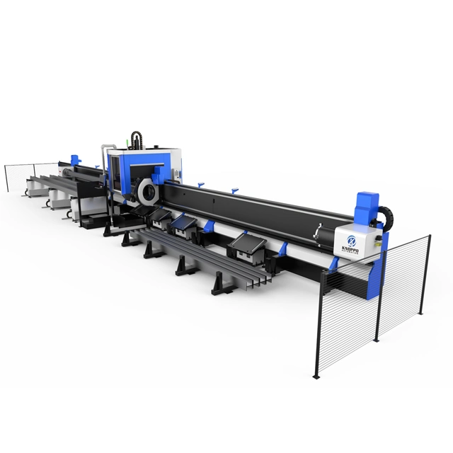 Automatic Loading 6m 9m 12m Metal Tube Pipe Fiber Laser Cutting Machine 1000W 2000W 3000W