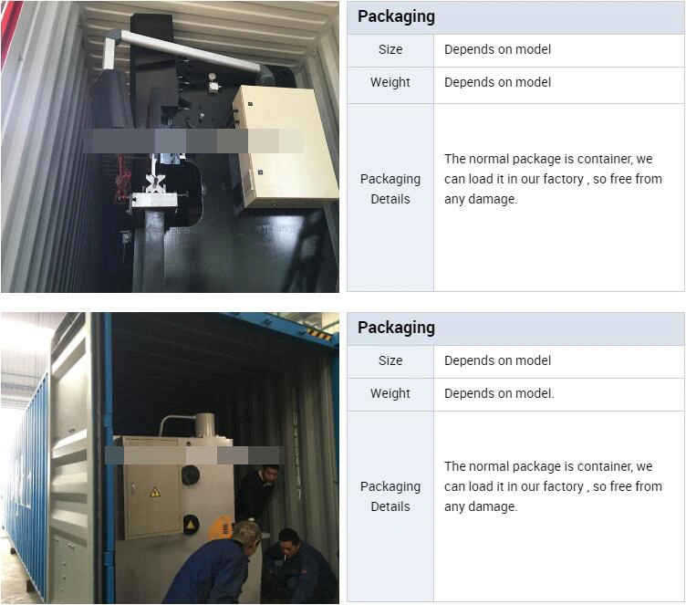 200t/3200mm Wc67K CNC Electric Servo Hydraulic CNC Press Brake Bending/Bender Machine for Sheet Metal Bend