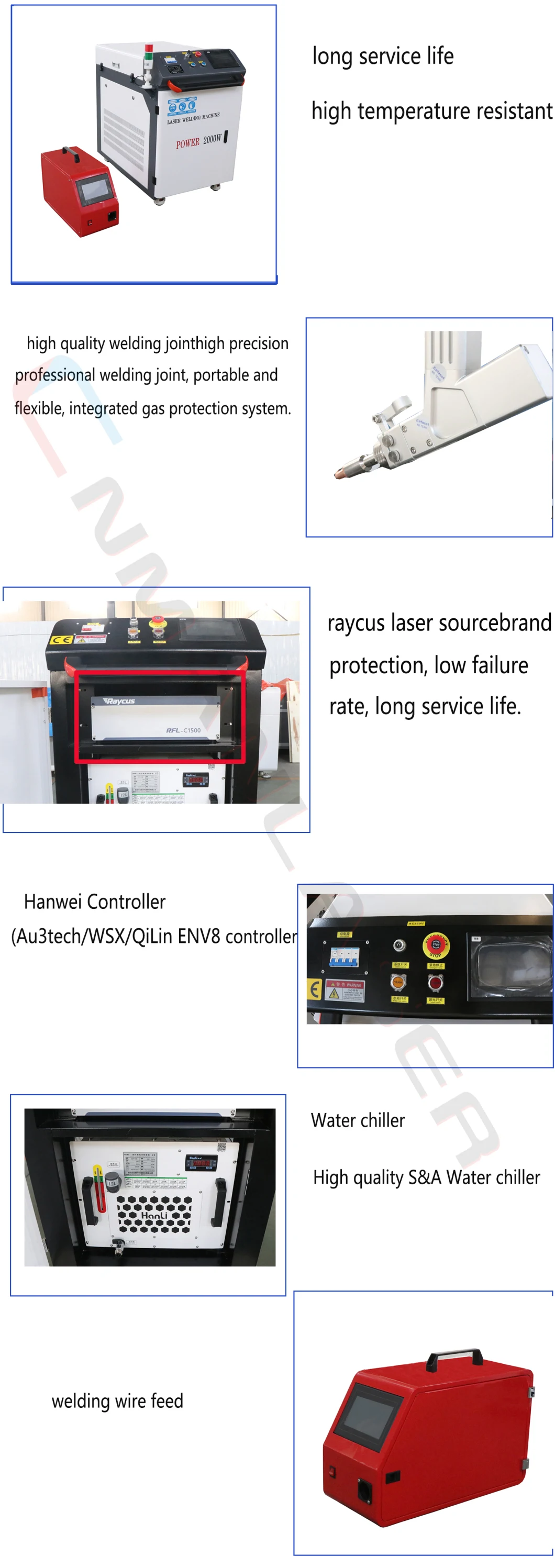 1000W/1500W/2000W/3000W Fiber Laser Welding / Laser Welder /Laser Cutting / Laser Cleaning Machine for Stainless Steel /Aluminium /Brass/Copper / Carbon Steel