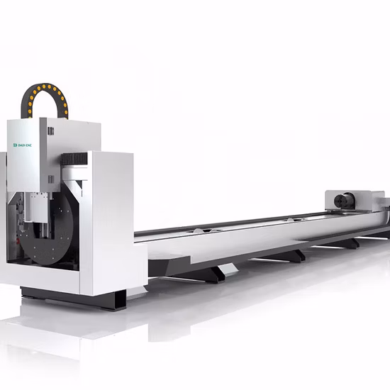 高速パイプレーザー切断/CNC ファイバーレーザー切断機金属パイプ切断 3000 ワット金属パイプ切断機