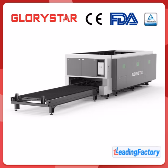 1500W 2000W 3000W 6000W 8kw 10kw 12kw 20kw ダブル交換プラットフォームファイバーレーザー切断機。