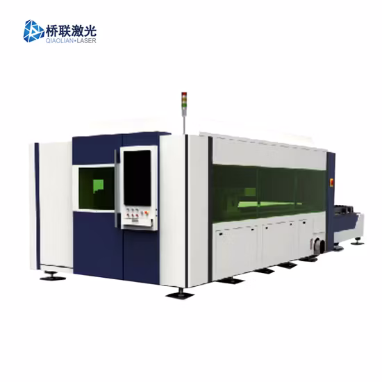 完璧なフルカバーの 6kW レーザー切断機、サイズ 1500mm x 3000mm